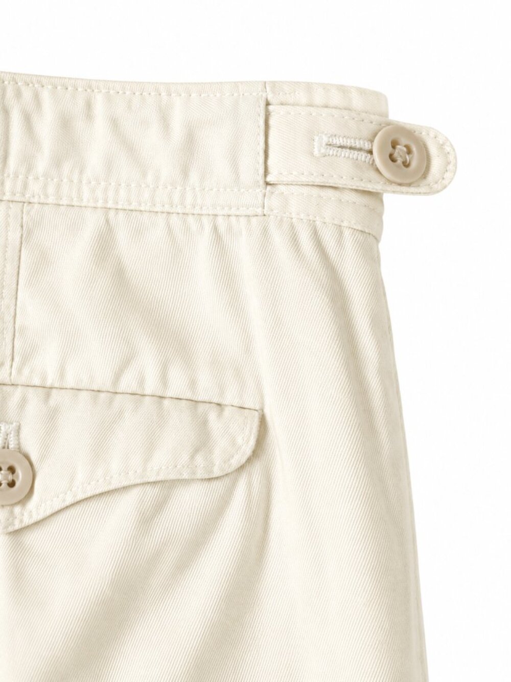 Ralph Lauren White Wide Leg Cotton Sailor Pants Nautical Size 8 - Picture 8 of 11